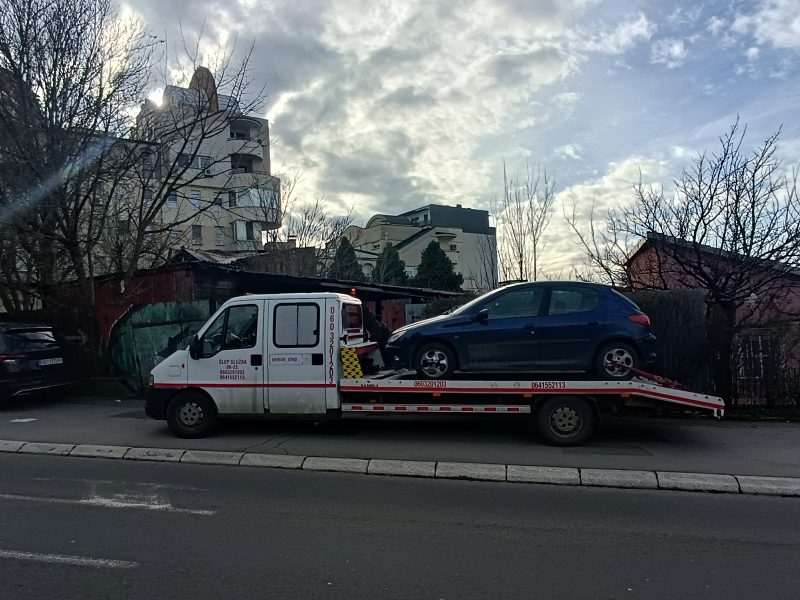 Šlepovanje Peugeota 206 – AB TRANS-ŠLEP